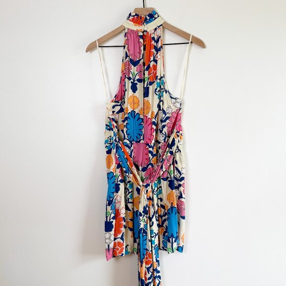 Anthropologie Plenty by Tracy Reese Ruffled Floral Romper Size Medium - Picture 10 of 14